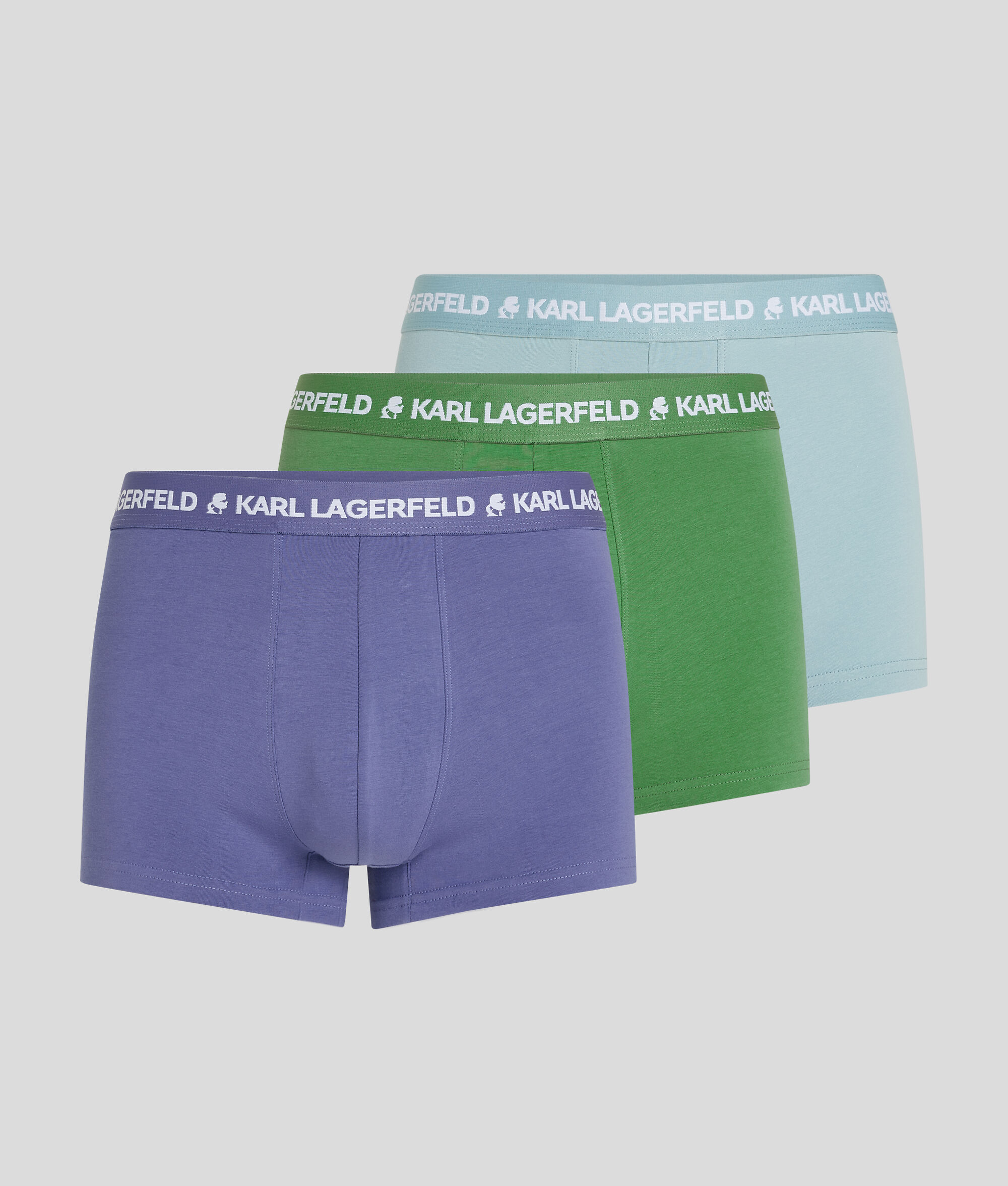 (image for) Unique Flavor MULTICOLOURED KARL LOGO TRUNKS – 3 PACK